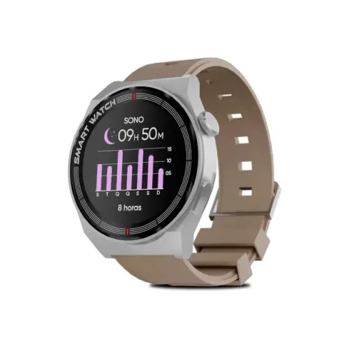 Smartwatch GT Classic, Tela Full Touch, 1,28", IP67, BT 5.0, 1 Ano de Garantia - WZetta