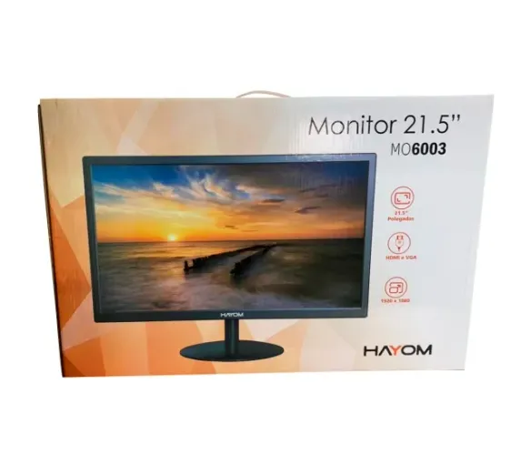 MONITOR HAYOM 21.5`` MO6003 75HZ/VGA/HDMI/VESA