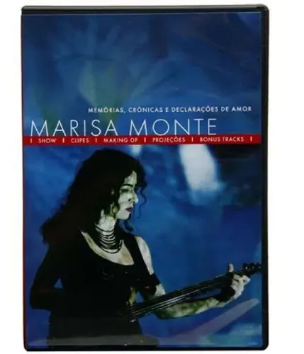 Dvd Marisa Monte Memórias, Crônicas e Declarações de Amor