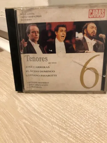 CD TENORES CARAS - José Carreras/ Plácido Domingo/ Luciano Pavarotti