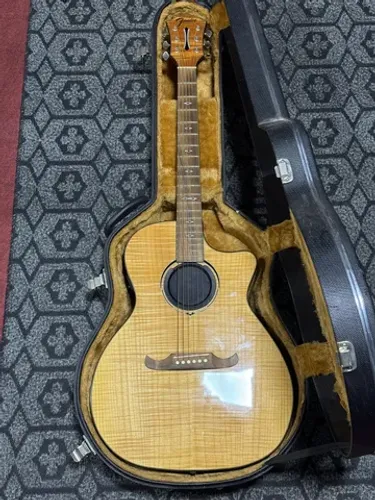 Violão Eletroacústico Aço Cutaway Fender FA-345CE Auditorium 3-tone Natural - + Case