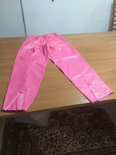 Calça Rosa com Zíper na Barra