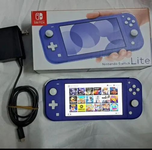 Nintendo Switch destravado cartão 128GB 