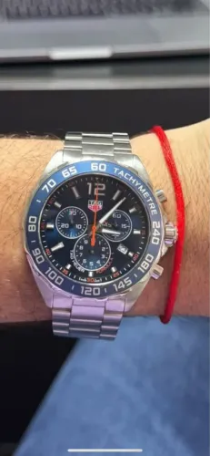 Relógio tag heuer fórmula 1 azul original 