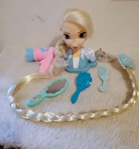 Boneca Styling Head Busto Elsa original linda 