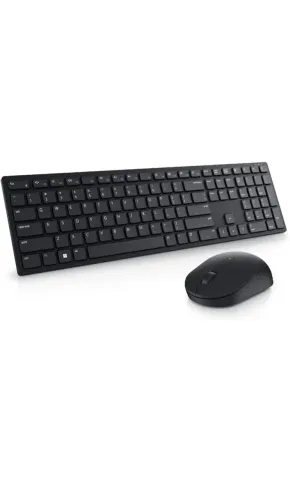 Kit Teclado e Mouse sem fio Dell Pro KM5221W Preto