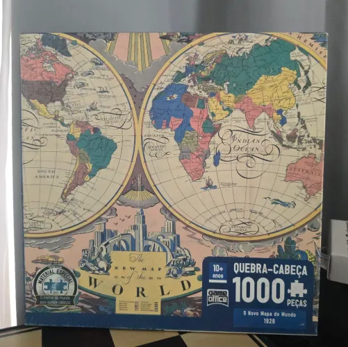 Quebra-cabeça Mapa Mundo 1000 peças - GameOffice