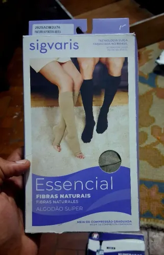 Meia de Compressão Graduada Sigvaris Essencial