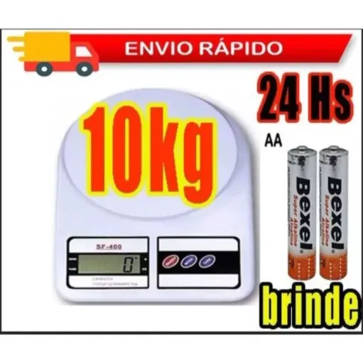 Balança Digital Eletrônica portátil De cozinha pesa até 10kg Novo Entregamos 