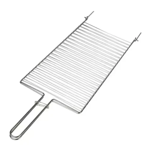 Grelha de peixe inox com trava