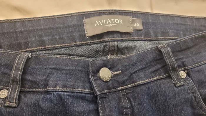 Calça Jeans Aviator Slim tamanho 46