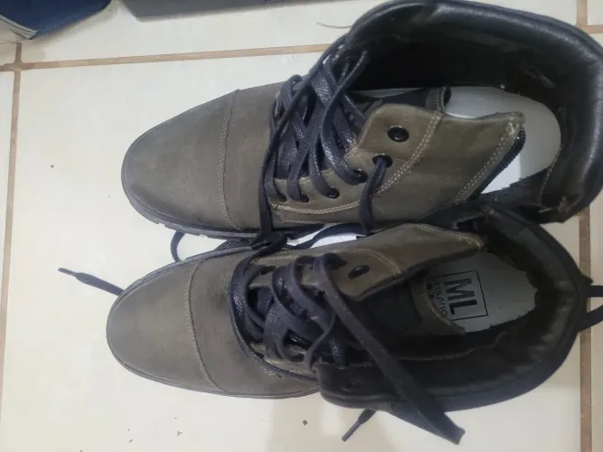 Bota Masculina Milano de Couro 41