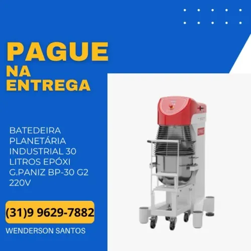 Batedeira Planetária Industrial 30 Litros Epóxi G.Paniz BP-30 G2 Nova