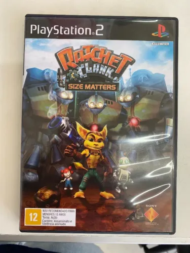 JOGO RATCHET E CLANK SIZE MATTERS SEMINOVO - PS2