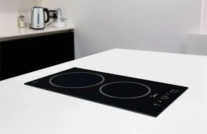 Cooktop Midea 2 Bocas Elétrico Controle Touch 220 Volts