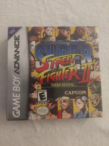 Jogo game boy advance  super Street Fighter 2 turbo revival lacrado 