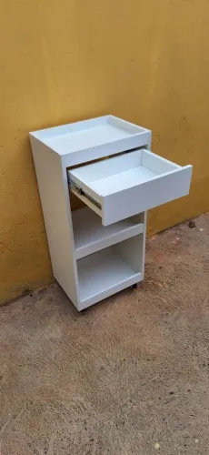 Carrinho auxiliar 1 gaveta 