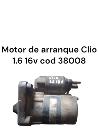 Motor de arranque Clio 1.6 16v cod 38008