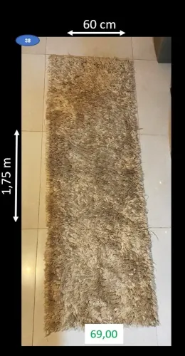 Tapete de seda tipo passadeira 