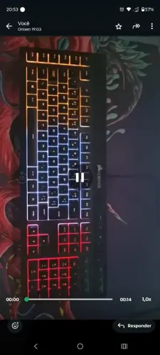 Teclado Gamer K55 RGB Corsair