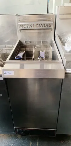  Fritadeira a Gás MetalCubas com 2 Cestos