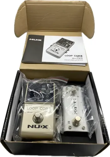 Pedal Nux Loop Core Delux Bundle Novo Original Mostruario Dourado