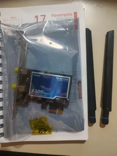 Placa de Rede Wireless PCI-E 1200Mbps - Fenvi FV-AC1200