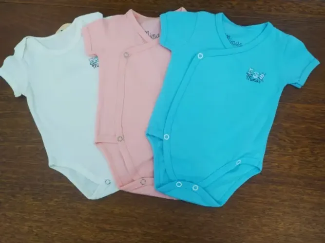 Kit Bodys Para Bebê Da Mimar