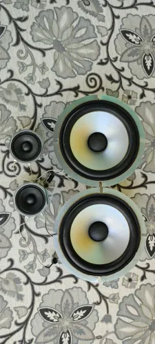 Par Alto Falante 4 Ohms 40w 6 Polegadas 15cm + tweeter