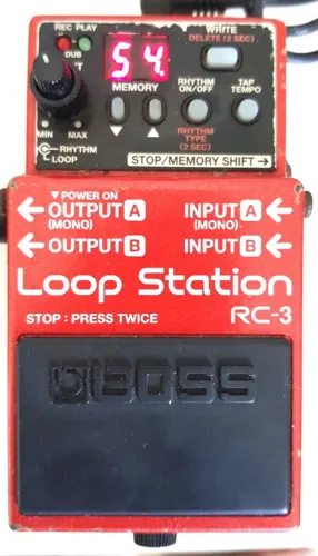 Pedal Boss Loop Station Rc 3