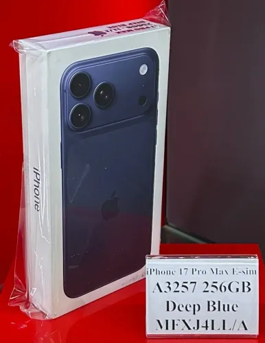 Apple iPhone 17 Pro Max A3357 Esim 256GB - Blue - Produto Novo com Garantia da Loja