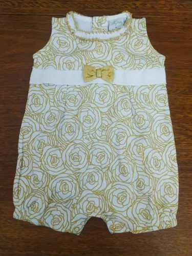 Macacão Para Bebês Dourado
