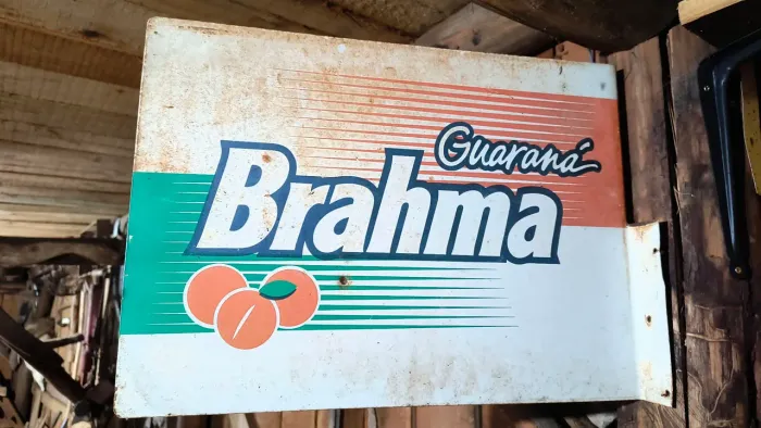 Placa Antiga Brahma Guarana