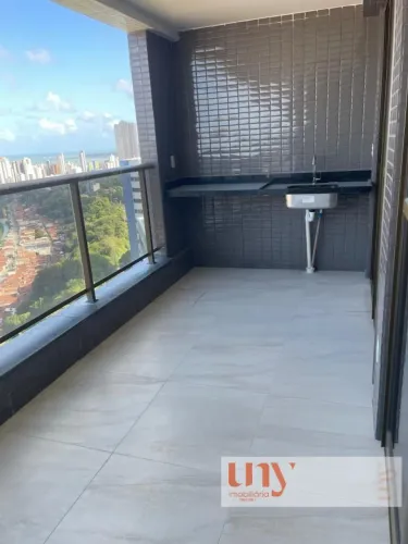 Apartamento com 60 m², 2 quartos e 2 vagas com vista definitiva no Brisamar