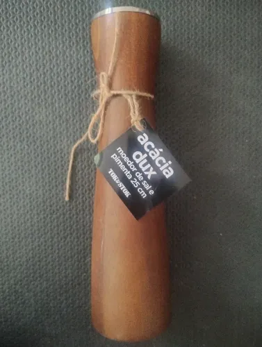 pimenteiro saleiro tok&stok acácia Dux 25cm, novo, original.