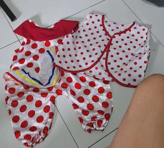 Fantasia palhaço infantil carnaval
