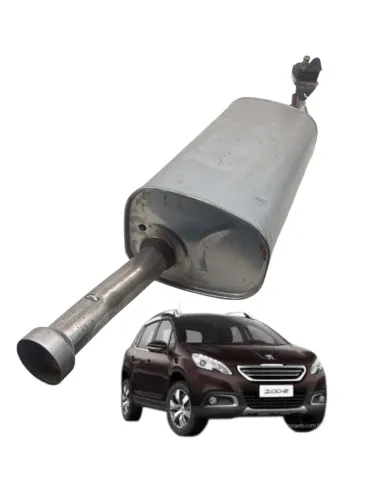 Escapamento Silencioso Peugeot 2008 2015 2016 2017 2018