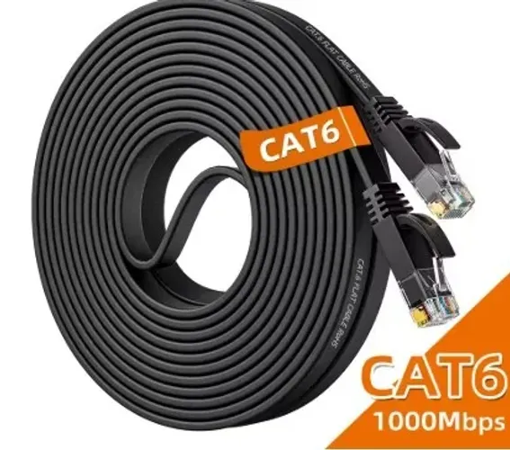 Cabo de rede Ethernet de Alta Velocidade Cat 6, 1000mbs