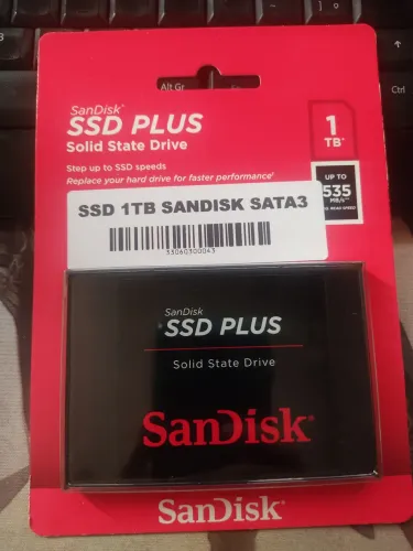SSD Sandisk 1TB SATA3 - Novo