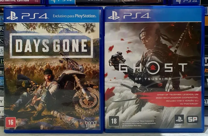 Jogos Ps4 Combo Days Gone + Ghost Of Tsushima (Em Português)