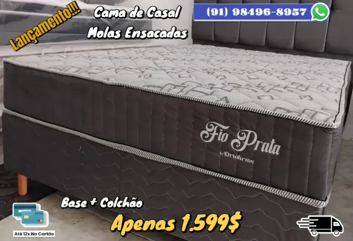 CAMA DE CASAL MOLAS ENSACADAS