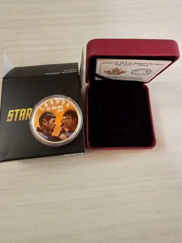 Moeda Colecionador Prata Star Trek Miroir