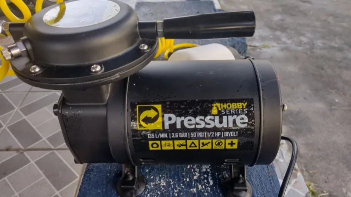 Compressor hobby 135L/min 3.6 bar, bivolt