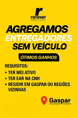 Motorista entregador 