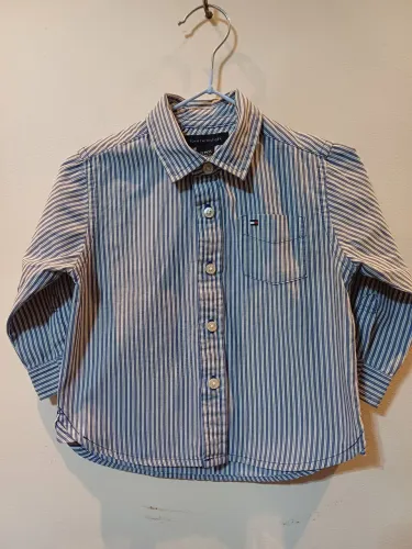 Camisa Tommy Hilfiger Infantil Listrada