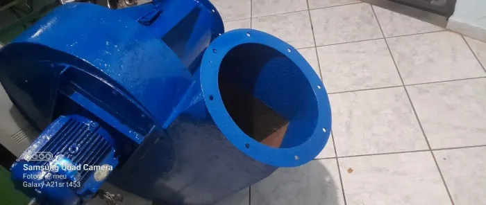 Ventoinha industrial grande motor 10cv trifásico. Leia a descrição