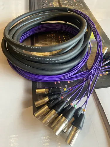 Multivia Subsnake 08 Vias 10 Metros Mancini Conectores Datalink 