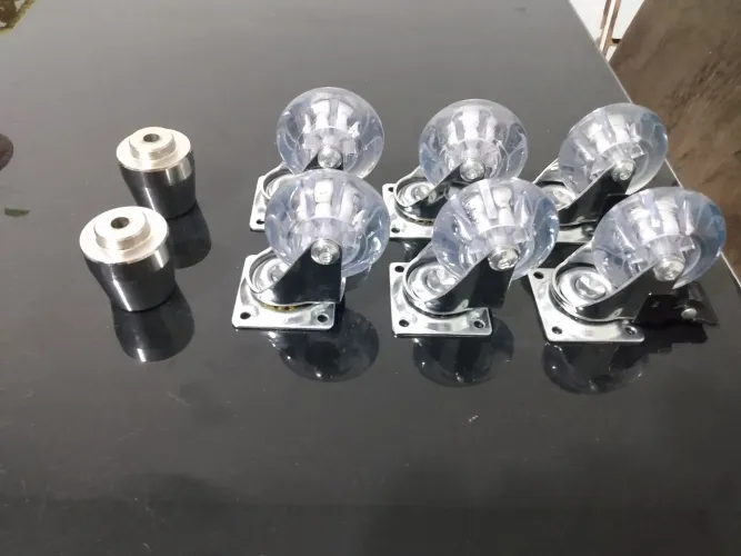 Rodízios Transparentes Para Móveis