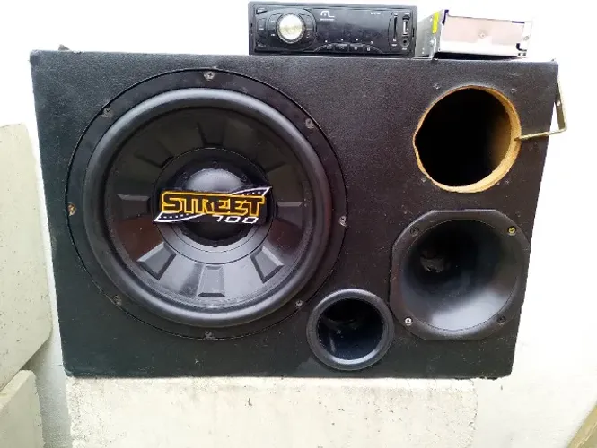 Trio Automotivo Street 700 + Rádio - Som automotivo MOVEL - som de carro - som de casa