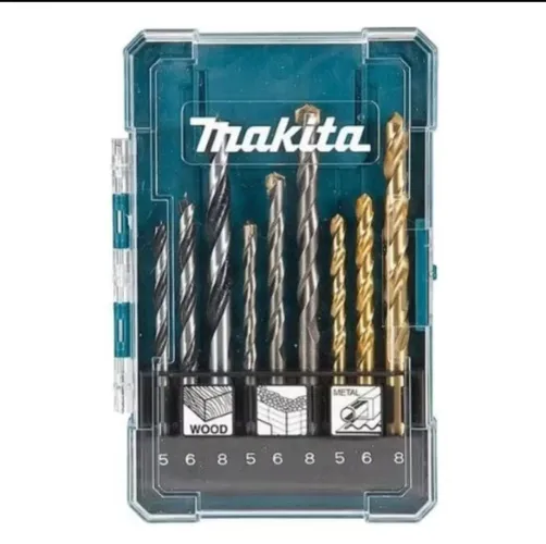 Kit Jogo de Brocas - Makita Videa 9 Peças - Pronta Entrega